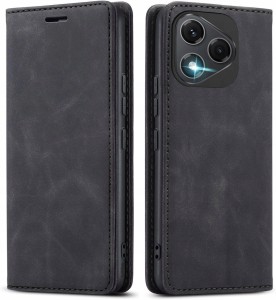 Honor 400 Lite, Etui skórzane z klapką magnetyczne 100% skóra