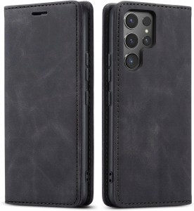 Samsung Galaxy S26 Ultra, Etui skórzane z klapką magnetyczne skóra