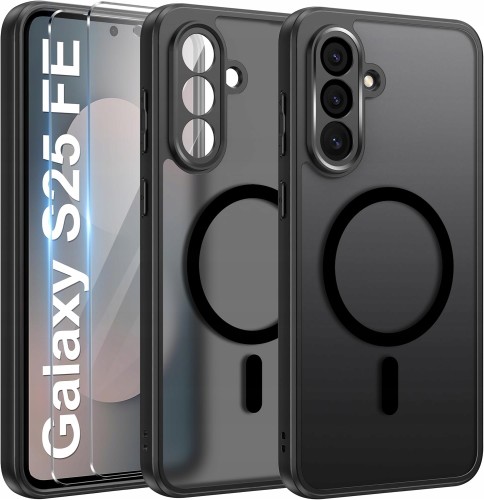 Etui MagSafe Samsung Galaxy S25 FE matowe czarne