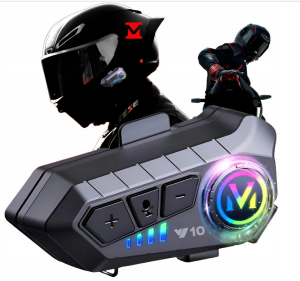 Interkom motocyklowy bluetooth uniwersalny z mikrofonem hybrydowym