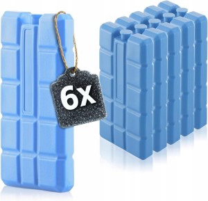 Wkłady chłodzące mrożące do torby termicznej lodówki 6x 200ml