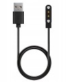Uniwersalny kabel magnetyczny USB do smartwatcha 60 cm czarny przewód