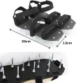 Aerator do trawy w formie nakładek na buty – wymiary 30 cm x 13 cm