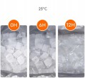 Test utrzymania temperatury torby termicznej – porównanie po 0h, 6h i 12h z wkładami chłodzącymi w temperaturze 25°C