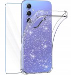 Samsung Galaxy A17 5G, Etui brokatowe bezbarwne