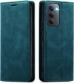 Turkusowe etui skórzane do Xiaomi Redmi 15 z klapką