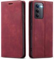 Czerwone bordowe etui portfelowe do Xiaomi Redmi 15