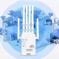 Repeater WiFi Koanni 300 Mb/s z 6 antenami widok urządzenia