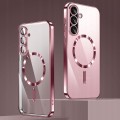 Etui ochronne Samsung Galaxy A17 różowe złoto z magnetycznym ringiem MagSafe