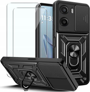 Motorola Moto G05 / E15, Etui pancerne Slide 3w1 Ring