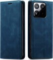 Granatowe etui portfelowe do Xiaomi 15T wykonane z ekologicznej skóry. Elegancki design, precyzyjne wycięcia oraz pełna ochrona obudowy smartfona.