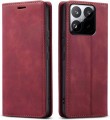 Czerwone etui książkowe do Xiaomi 15T z magnetycznym zamknięciem. Chroni ekran, plecki i boki telefonu przed zarysowaniami oraz uszkodzeniami.