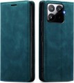 Turkusowe etui portfelowe do Xiaomi 15T Pro z miejscem na dokumenty i karty. Zapewnia skuteczną ochronę telefonu oraz wygodę codziennego użytkowania.