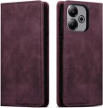 Bordowe etui z klapką Oppo A5 Pro 5G odporne na codzienne użytkowanie