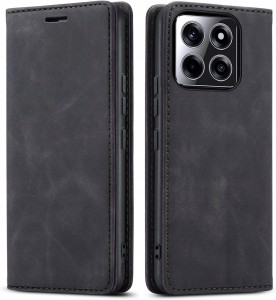 Motorola Moto G56 5G, Etui skórzane z klapką magnetyczne skóra