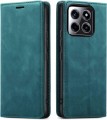 Morskie etui skórzane Motorola Moto G86 5G / Moto G86 Power 5G z eleganckim wykończeniem.