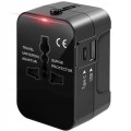 Uniwersalny adapter podróżny do gniazdka z USB i USB-C do USA UK EU Australia Japonia
