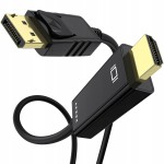 Kabel DisplayPort (DP) do HDMI 1,8 m 4K DP++