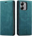 Morskie etui portfelowe do Motorola Moto G06 i Moto G06 Power wykonane z ekologicznej skóry z magnetycznym zamknięciem.
