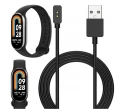 Ładowarka magnetyczna USB do Xiaomi Smart Band 8, 9 i 10 z kablem o długości 1 m zapewniająca bezpieczne ładowanie opaski.