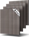 Panele ścienne 3D samoprzylepne lamele 67x67 cm 5 mm zestaw 4 sztuki