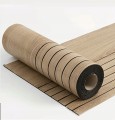 Samoprzylepna tapeta 3D lamele w rolce 280 × 60 cm imitacja drewna