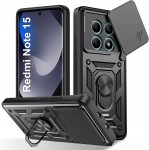 Xiaomi Redmi Note 15 4G / 5G, Etui pancerne Slide 3w1 Ring