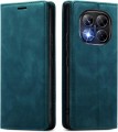 Turkusowe etui skórzane z klapką do Xiaomi Redmi Note 15 4G 5G