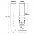 Wymiary paska 22 mm do Huawei Watch – długość 125 mm i 95 mm