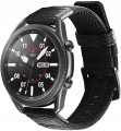 Czarny pasek nylonowy 22 mm do smartwatcha Huawei Watch GT 46 mm