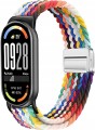 Kolorowy pasek magnetyczny do Xiaomi Smart Band 8 9 10 – pleciony nylon