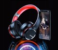 Słuchawki nauszne Lenovo HD200 Bluetooth 5.0 czarne z czerwonym wykończeniem