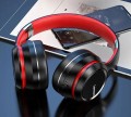 Lenovo HD200 składane słuchawki bezprzewodowe nauszne Bluetooth czarno-czerwone