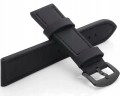 Czarny pasek 22 mm do Xiaomi Mi Watch S1 S2 S3 S4 Amazfit GTR z klasyczną klamrą