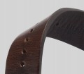 Brązowy pasek skórzany 22 mm do smartwatcha – naturalna struktura skóry