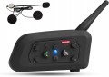 Interkom motocyklowy V6 Pro Bluetooth z mikrofonem i słuchawkami do kasku