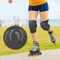 Sportowe ochraniacze na kolana z pianką amortyzującą do jazdy na rolkach
