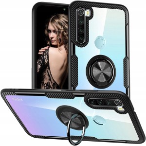 Xiaomi Redmi Note 8T, Etui pancerne Holder 3w1 Ring bezbarwne