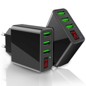 Szybka ładowarka sieciowa USB LED Quick Charge 3.0