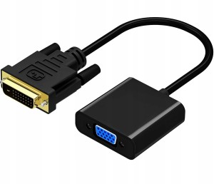 Przejściówka adapter z DVI do VGA D- SUB 1080p