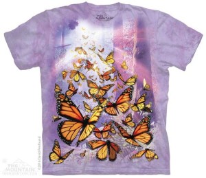 Koszulka - Motyle - Monarch Butterflies - The Mountain
