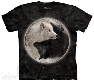 Koszulka - Wilki - Yin Yang Wolves - The Mountain