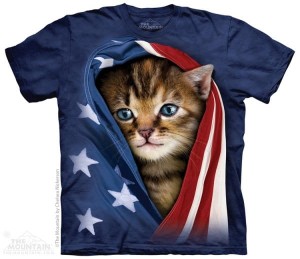 Koszulka - Kot - Patriotic Kitten - The Mountain
