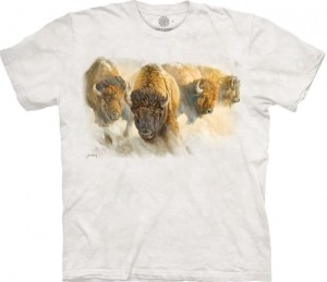 Koszulka - Żubr - Bison Herd - The Mountain