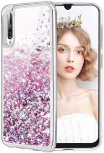 Samsung Galaxy A70, Etui pływający brokat SHINING GLITTER