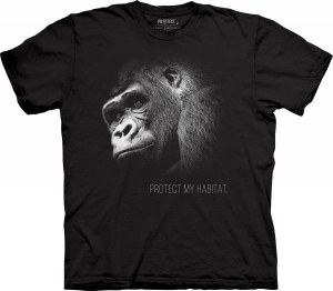 Koszulka - Goryl - Gorilla Protect My Habitat - The Mountain